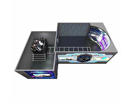 裸眼3D环幕轨道影院